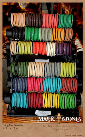 STINGRAY BRACELET "white" color with magnetic catch